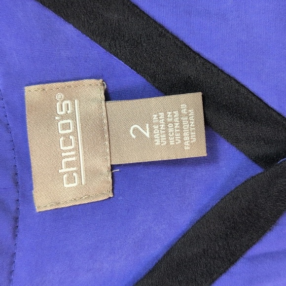Chico's Top. Size 2. EUC - Picture 5 of 6